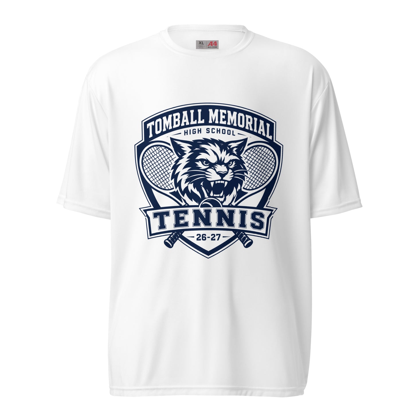 Active | Moisture Wicking Shirt | TMHS Tennis | Shield Logo