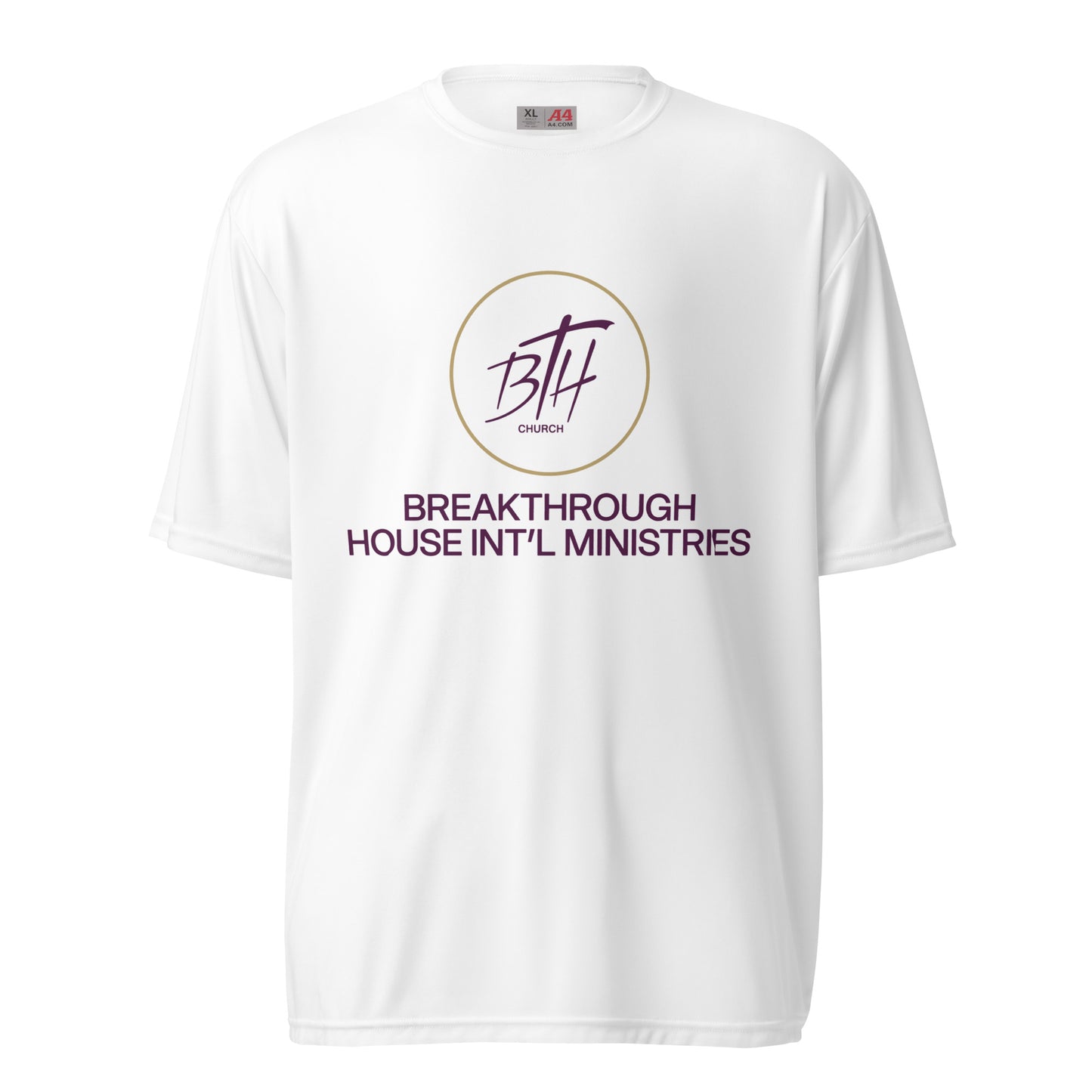 Active | Moisture Wicking Shirt | Breakthrough House International Ministries | Crest Logo