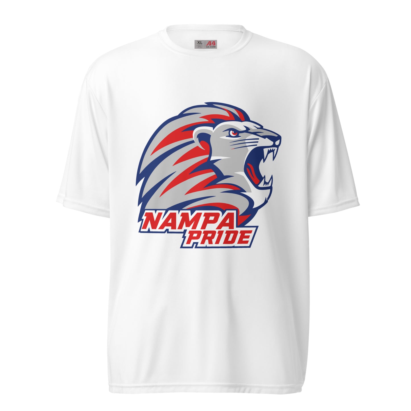 Active | Moisture Wicking Shirt | Nampa Pride | Mascot Logo