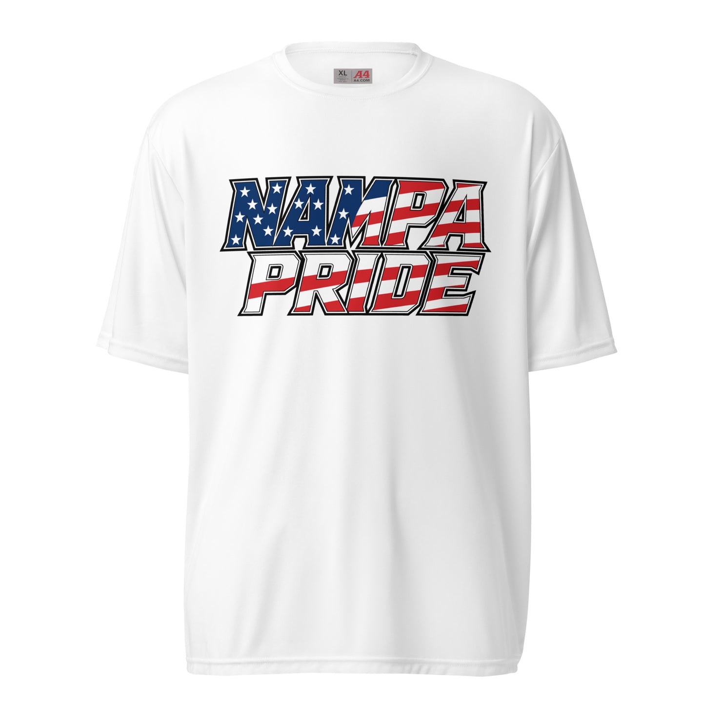 Active | Moisture Wicking Shirt | Nampa Pride | Modern Script Logo