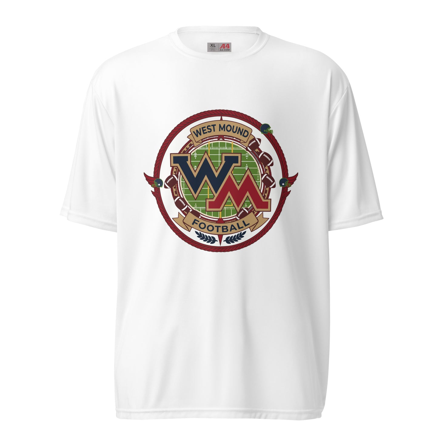 Active | Moisture Wicking Shirt | West Mound Stars | Badge Logo