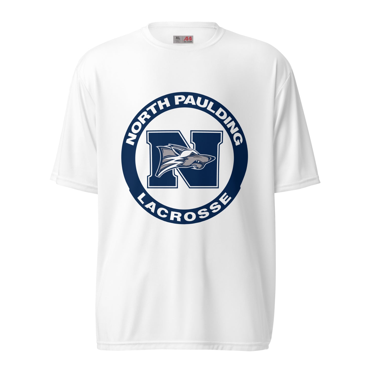 Active | Moisture Wicking Shirt | North Paulding Lacrosse | Badge Logo