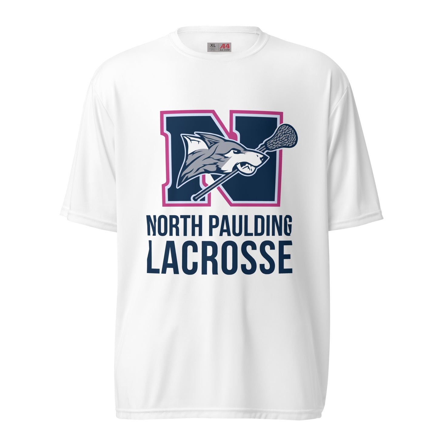 Active | Moisture Wicking Shirt | North Paulding Lacrosse | Vanguard Logo