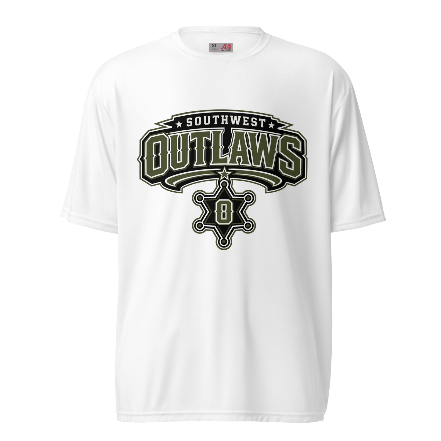 Active | Moisture Wicking Shirt | Southwest Outlaws | Frontier Athletics Logo