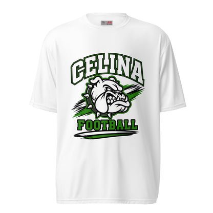 Active | Moisture Wicking Shirt | Celina Black Football | Emblem Logo
