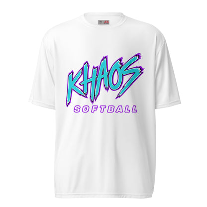 Active | Moisture Wicking Shirt | Khaos Softball | Atlhetics Logo