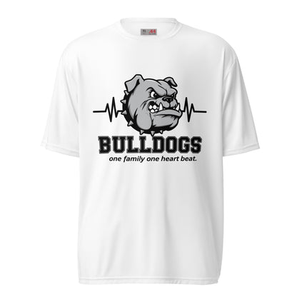 Active | Moisture Wicking Shirt | Celina Recreational Football Black | Bulldogs Crest Logo
