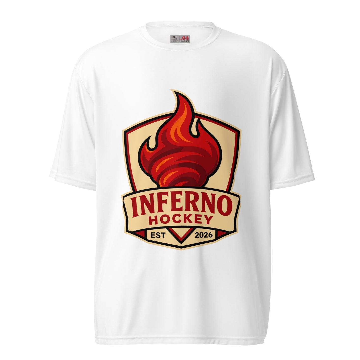 Active | Moisture Wicking Shirt | Inferno Hockey | Crest Logo