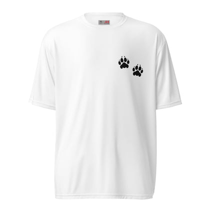 Active | Moisture Wicking Shirt | Orange Wave Marching Band | Paw Mark Logo