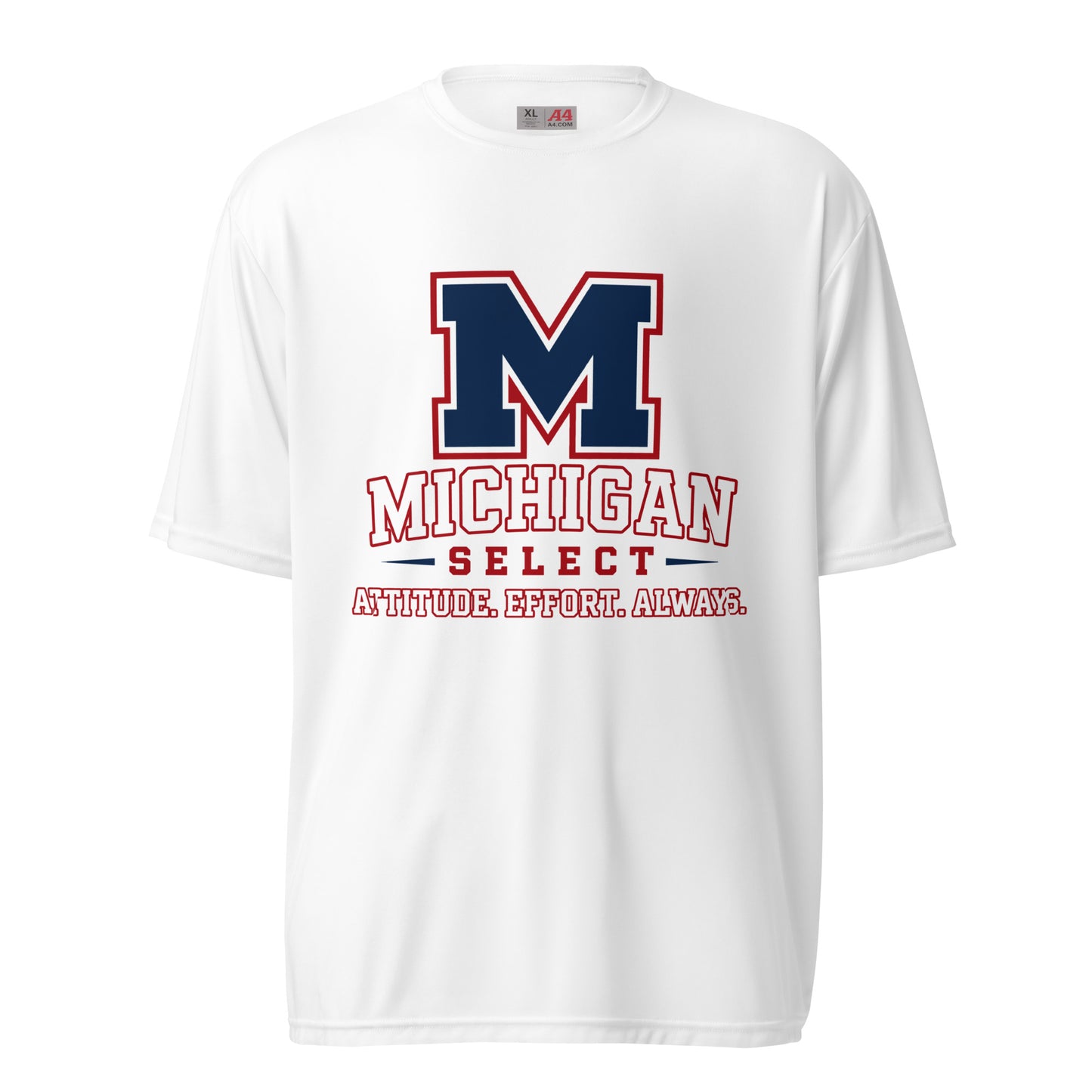 Active | Moisture Wicking Shirt | Michigan Select Baseball | Crest Logo