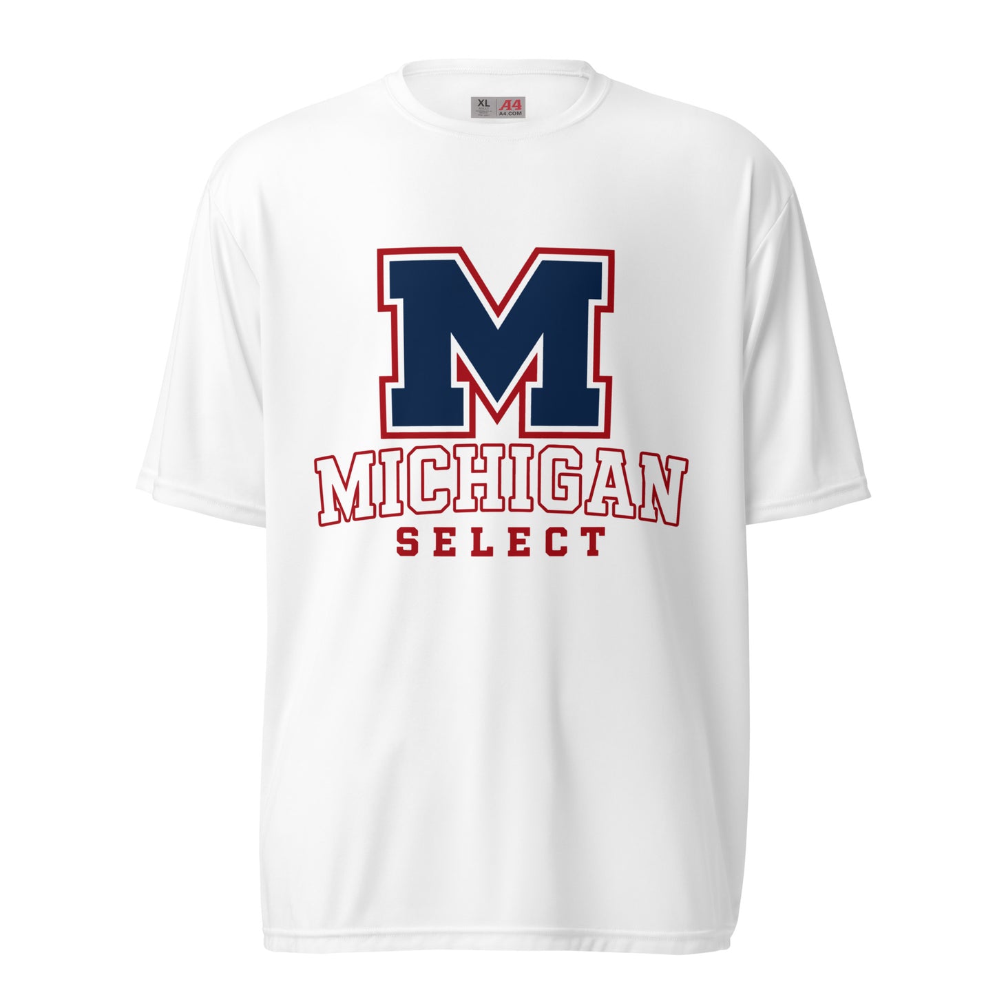 Active | Moisture Wicking Shirt | Michigan Select Baseball | Emblem Logo