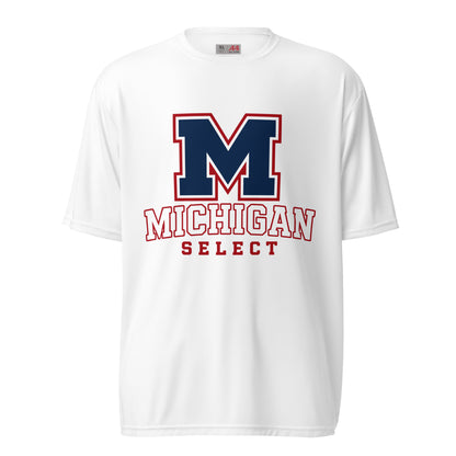 Active | Moisture Wicking Shirt | Michigan Select Baseball | Emblem Logo