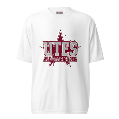 Active | Moisture Wicking Shirt | Utes Allstar Cheer | Crest Logo