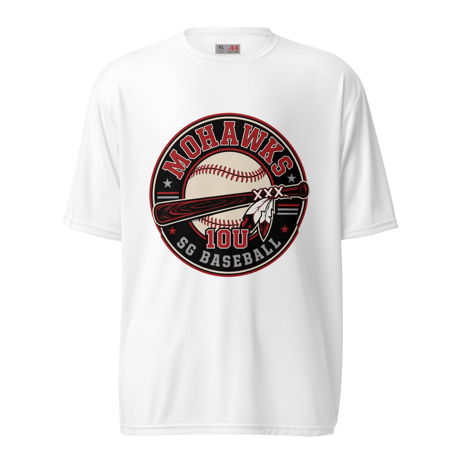 Active | Moisture Wicking Shirt | Mohawks | Athletics Logo
