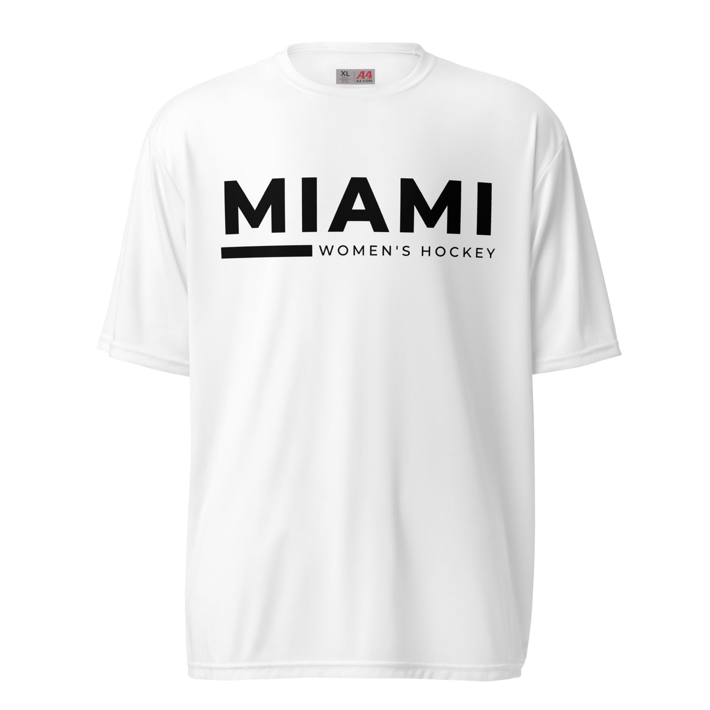 Active | Moisture Wicking Shirt | Miami Women's Hockey | Lettermark Logo