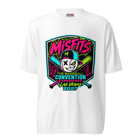 Active | Moisture Wicking Shirt | Misfits Baseball | Shield Logo