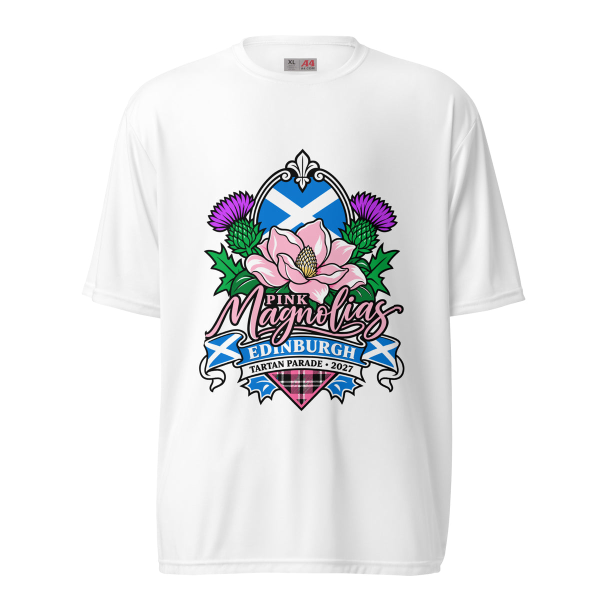 Active | Moisture Wicking Shirt | Pink Magnolias Dance | Valor Logo