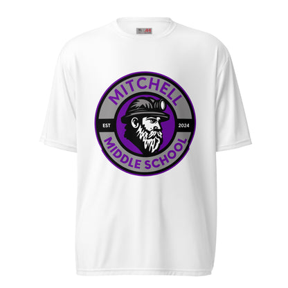 Active | Moisture Wicking Shirt | Mitchell Middle School Softball | Badge Logo