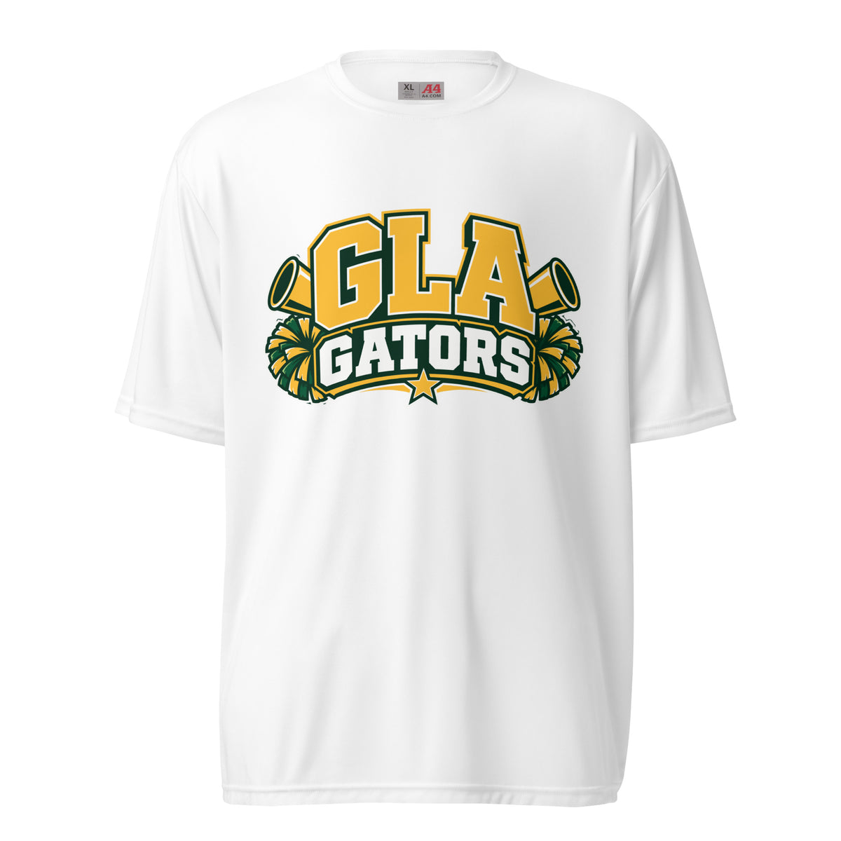 Active | Moisture Wicking Shirt | GLA Gators Cheer Team | Crest Logo