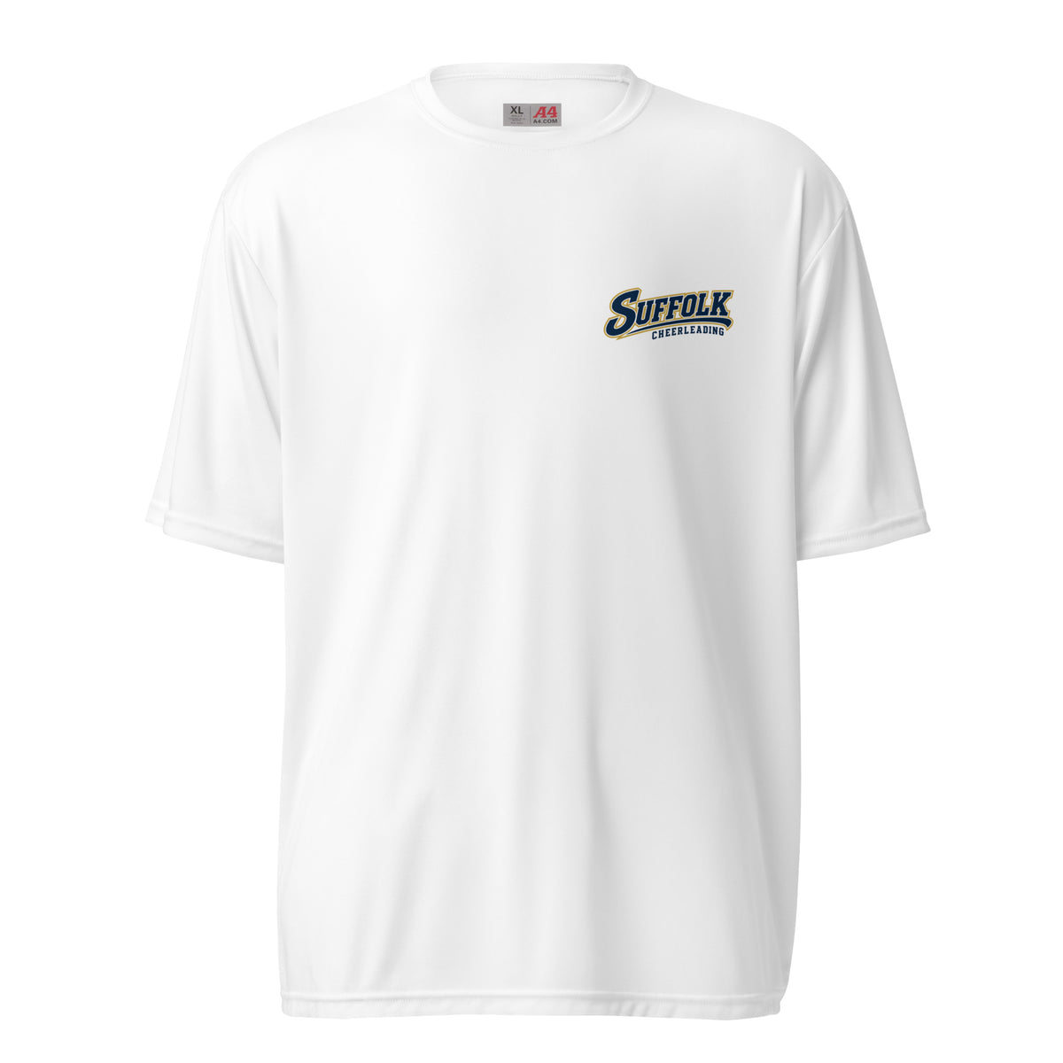 Active | Moisture Wicking Shirt | Suffolk University Cheerleading | Athletics Logo