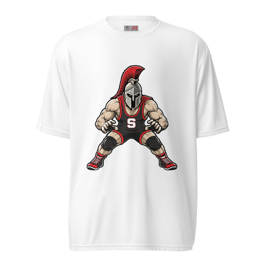 Active | Moisture Wicking Shirt | Spartan Wrestling Club | Mascot Logo