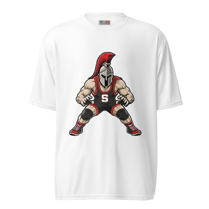 Active | Moisture Wicking Shirt | Spartan Wrestling Club | Mascot Logo