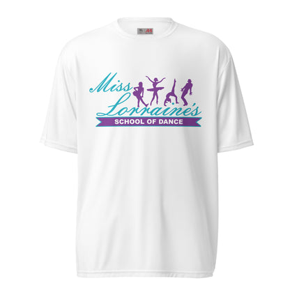 Active | Moisture Wicking Shirt | Miss Lorraine’s School of Dance | Crest Logo