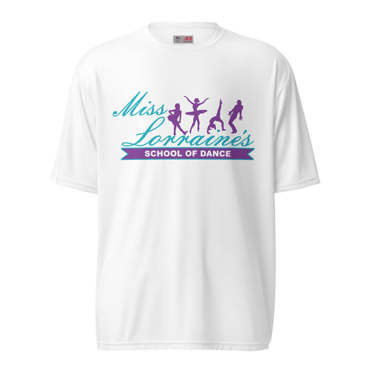Active | Moisture Wicking Shirt | Miss Lorraine’s School of Dance | Crest Logo