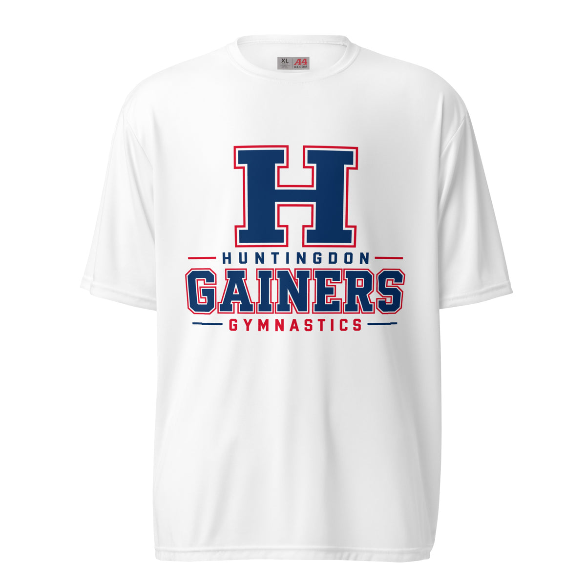 Active | Moisture Wicking Shirt | HCC Gymnastics | Gainers Emblem Logo