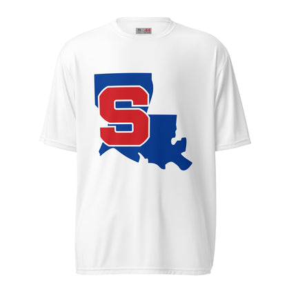 Active | Moisture Wicking Shirt | Louisiana Slam Baseball | Crest Logo