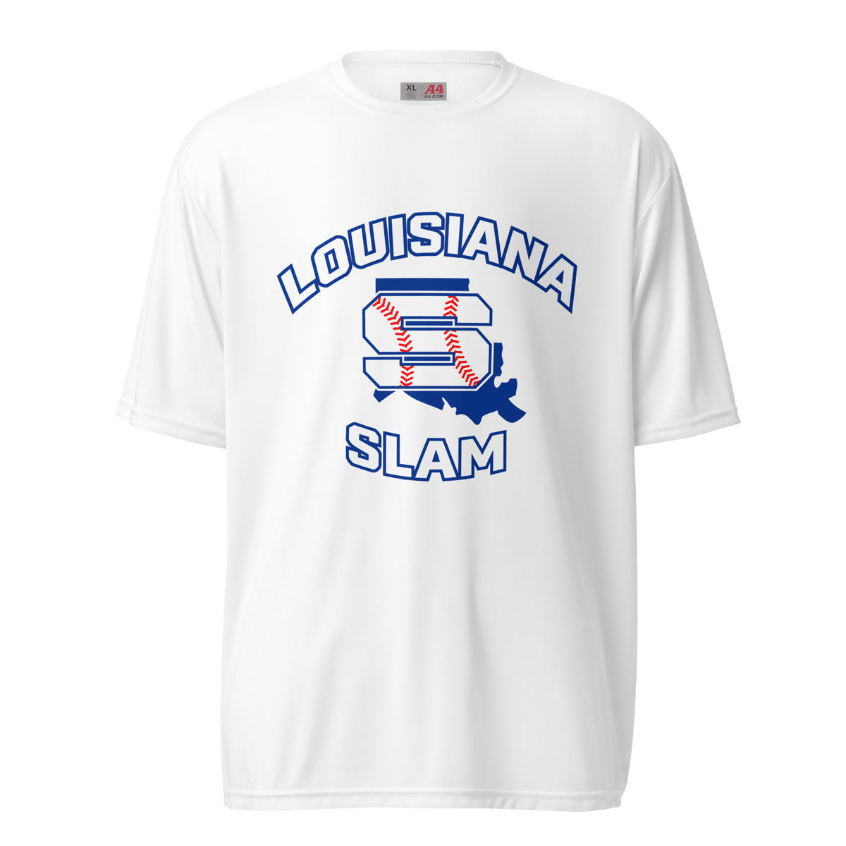 Active | Moisture Wicking Shirt | Louisiana Slam Baseball | Emblem Logo