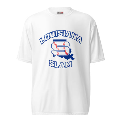 Active | Moisture Wicking Shirt | Louisiana Slam Baseball | Emblem Logo
