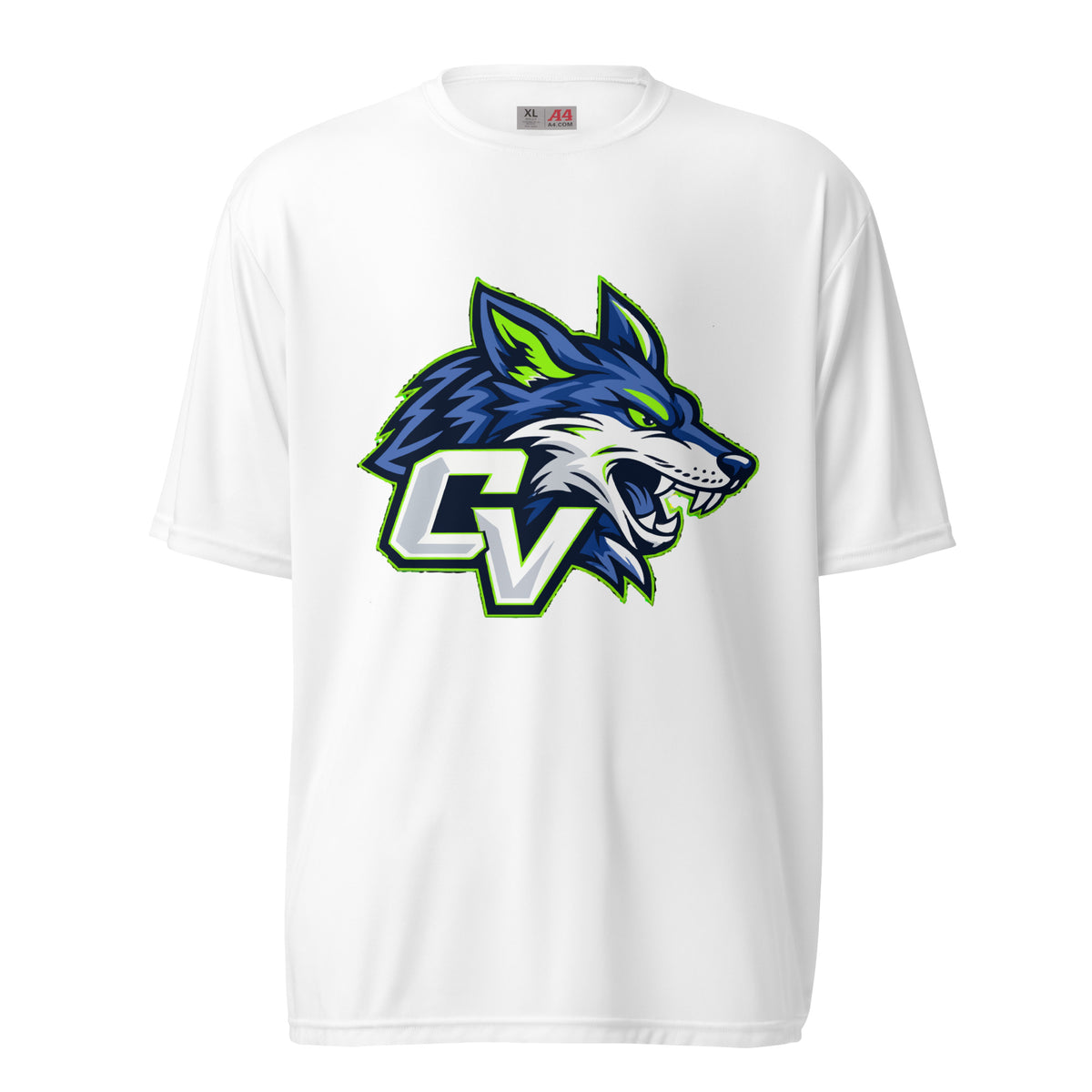 Active | Moisture Wicking Shirt | Cumberland Valley Coyotes Football | Crest Logo