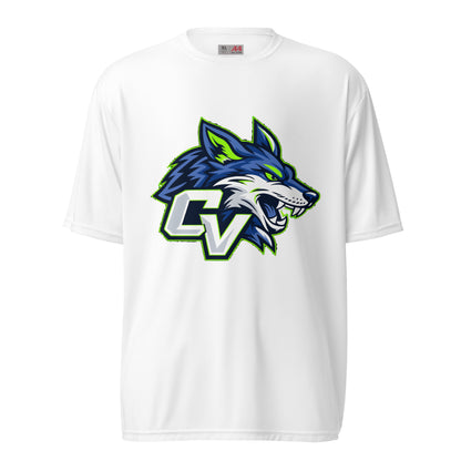 Active | Moisture Wicking Shirt | Cumberland Valley Coyotes Football | Crest Logo