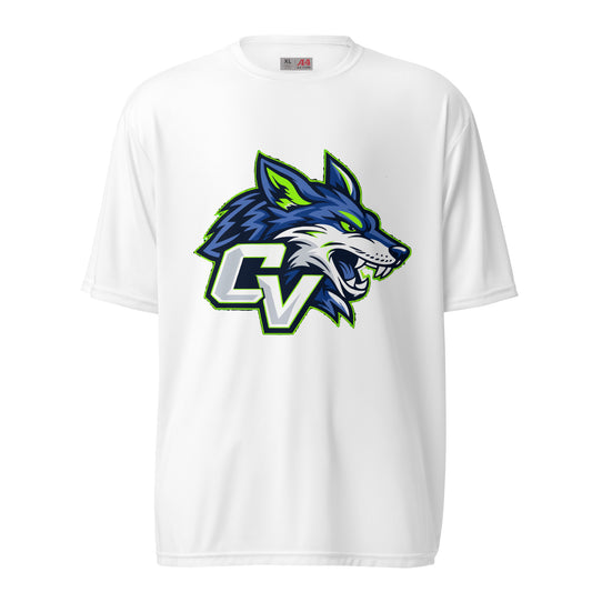Active | Moisture Wicking Shirt | Cumberland Valley Coyotes Football | Crest Logo