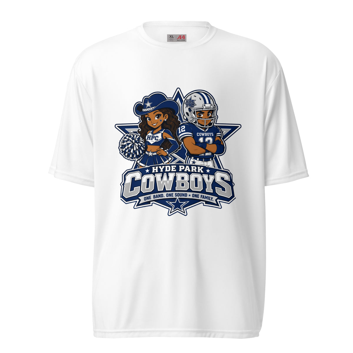Active | Moisture Wicking Shirt | Hyde Park Cowboys | Vanguard Logo