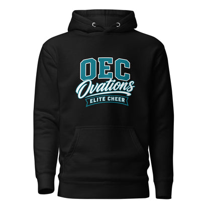 Performance | Hoodie | Ovations Elite Cheer | Emblem Logo