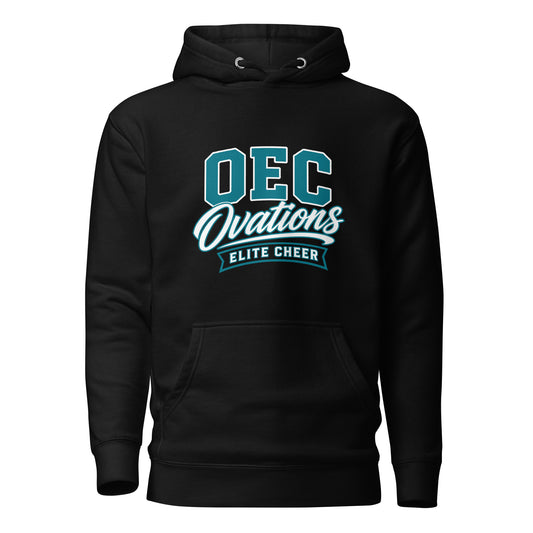 Performance | Hoodie | Ovations Elite Cheer | Emblem Logo