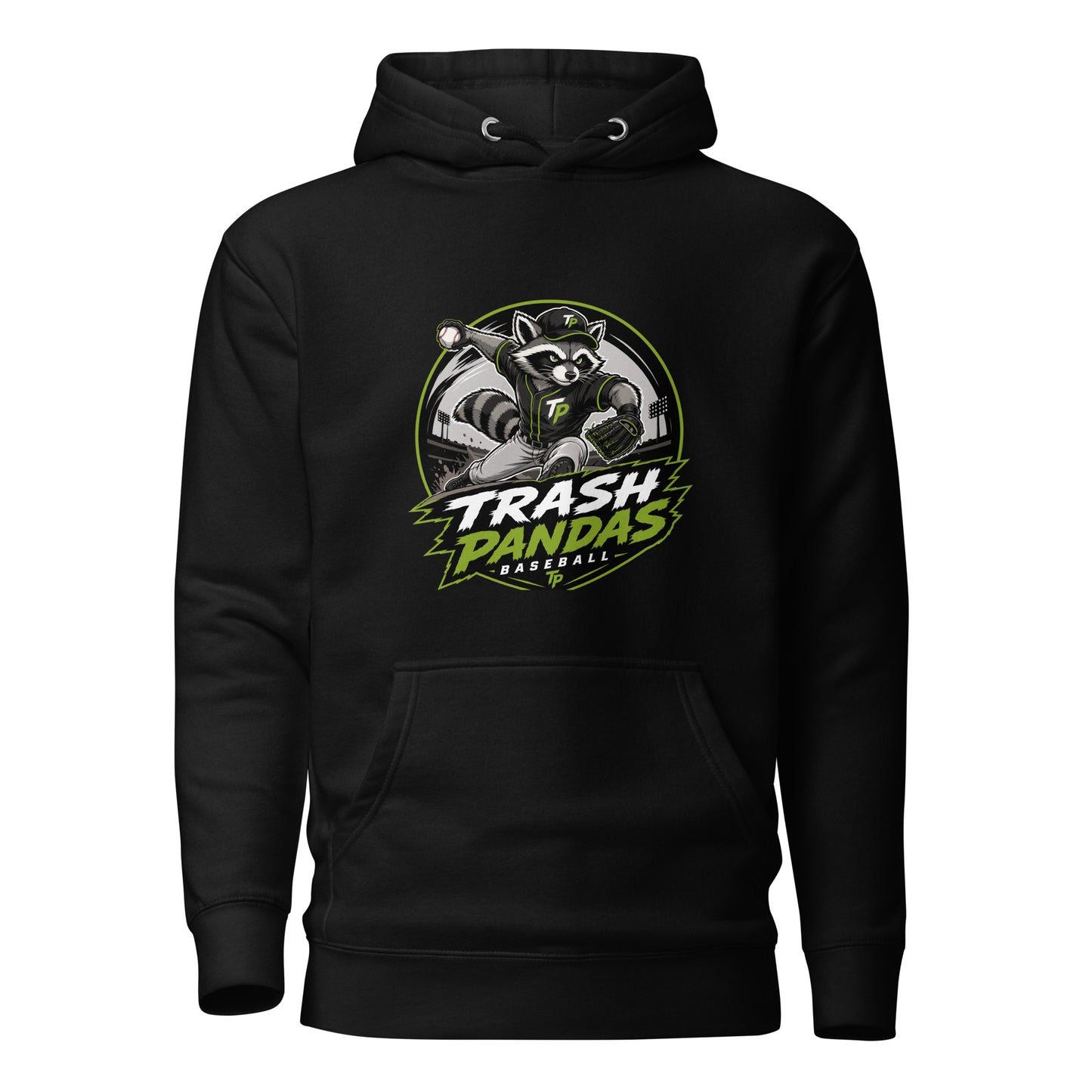 Performance | Hoodie | Trash Pandas Baseball Organization | Vanguard Logo
