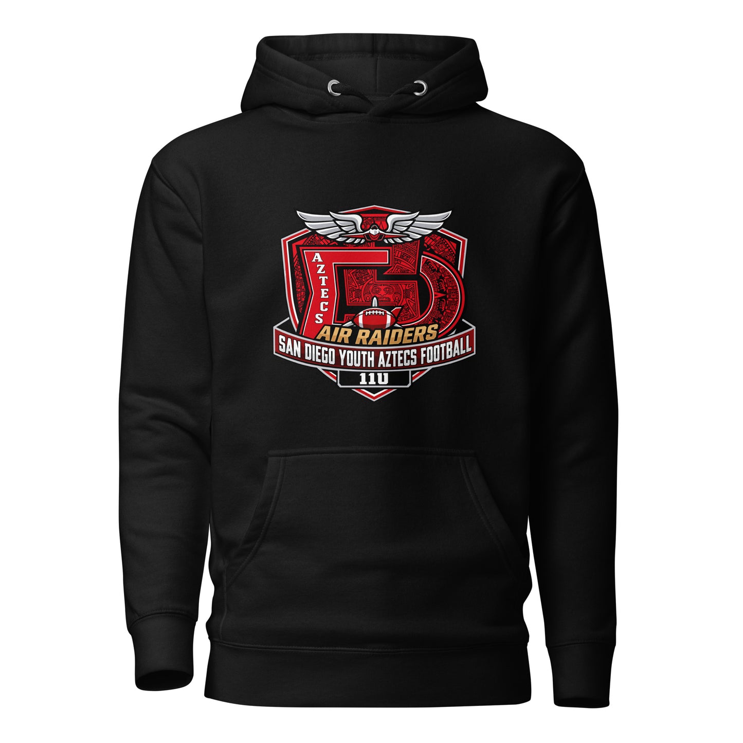 Performance | Hoodie | San Diego Youth Aztecs Football 11u Air Raiders | Shield Logo