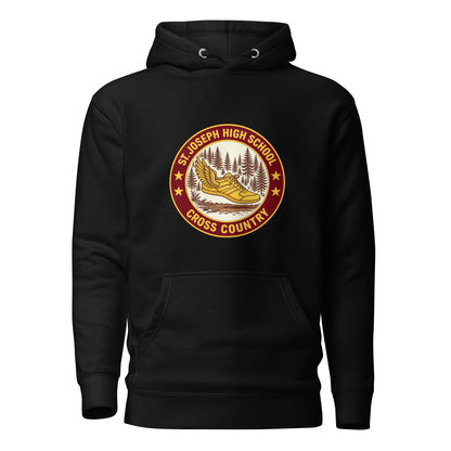 Performance | Hoodie | St. Joseph High School - Cross Country | Badge Logo