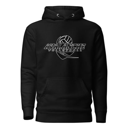 Performance | Hoodie | Avalanche Volleyball Club | Crest Logo