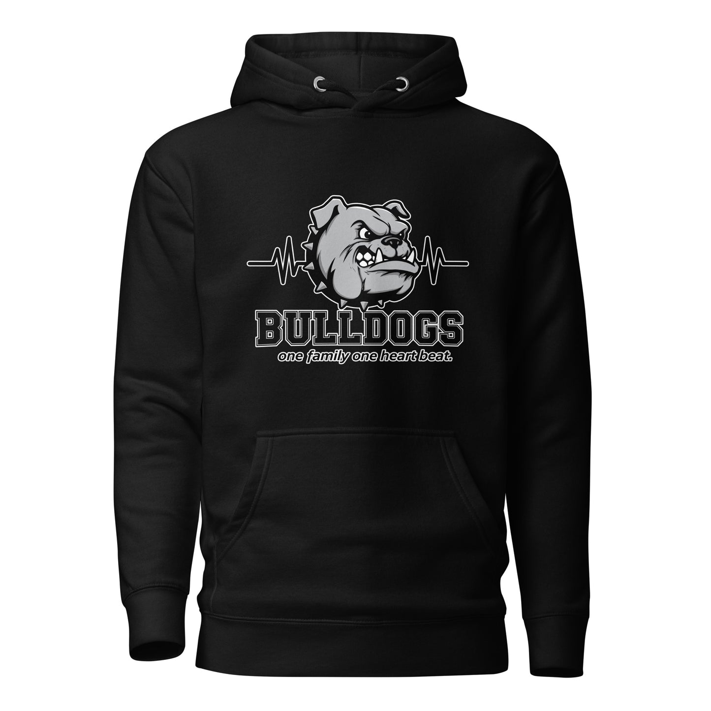 Performance | Hoodie | Celina Recreational Football Black | Bulldogs Crest Logo
