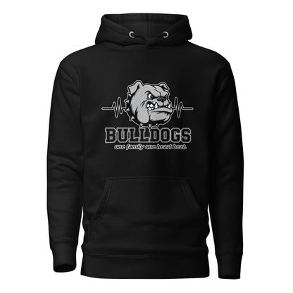 Performance | Hoodie | Celina Recreational Football Black | Bulldogs Crest Logo
