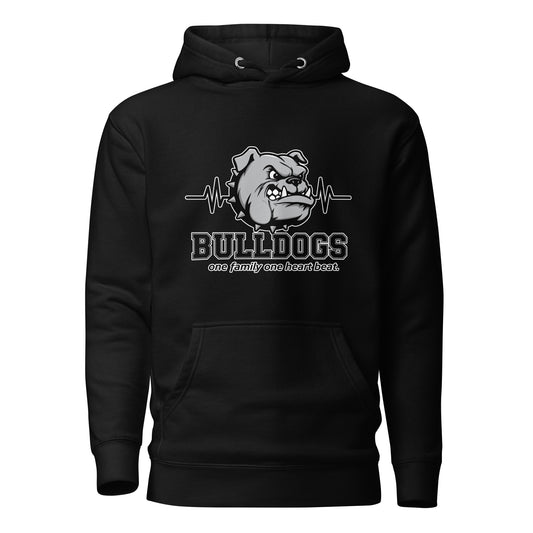 Performance | Hoodie | Celina Recreational Football Black | Bulldogs Crest Logo