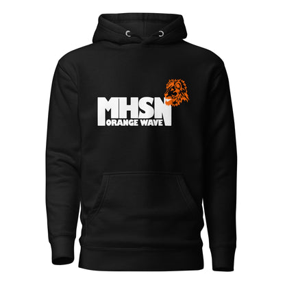Performance | Hoodie | Orange Wave Marching Band | Crest Logo