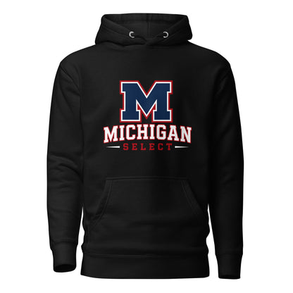 Performance | Hoodie | Michigan Select Baseball | Emblem Logo