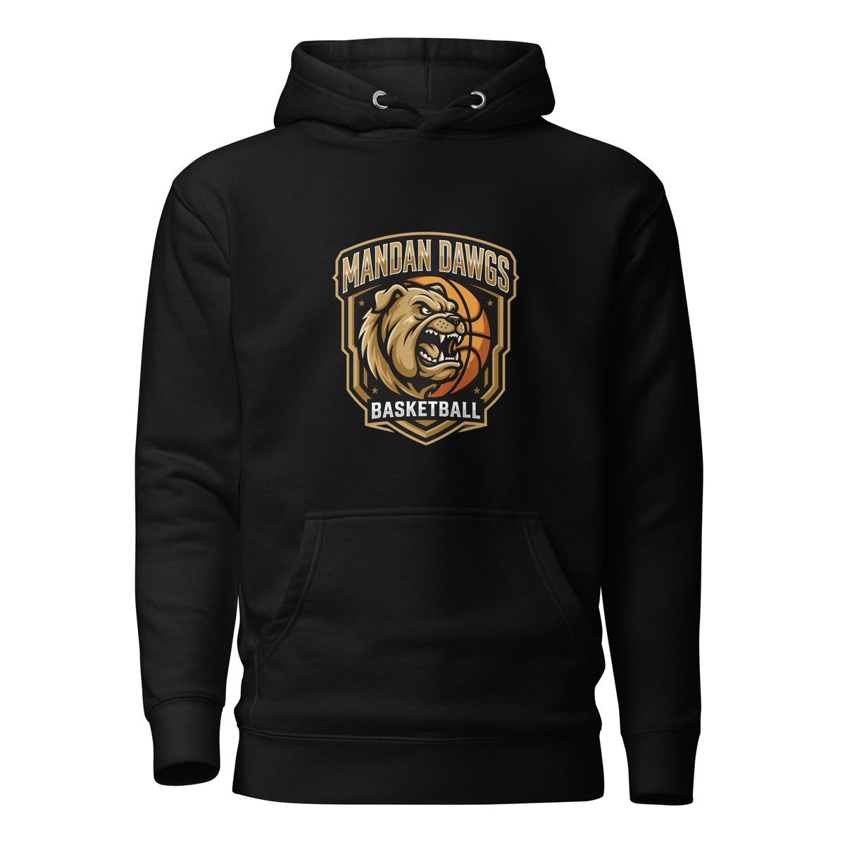 Performance | Hoodie | Mandan Dawgs Basketball | Shield Logo