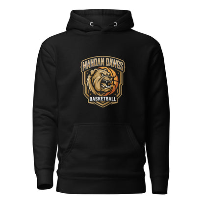 Performance | Hoodie | Mandan Dawgs Basketball | Shield Logo