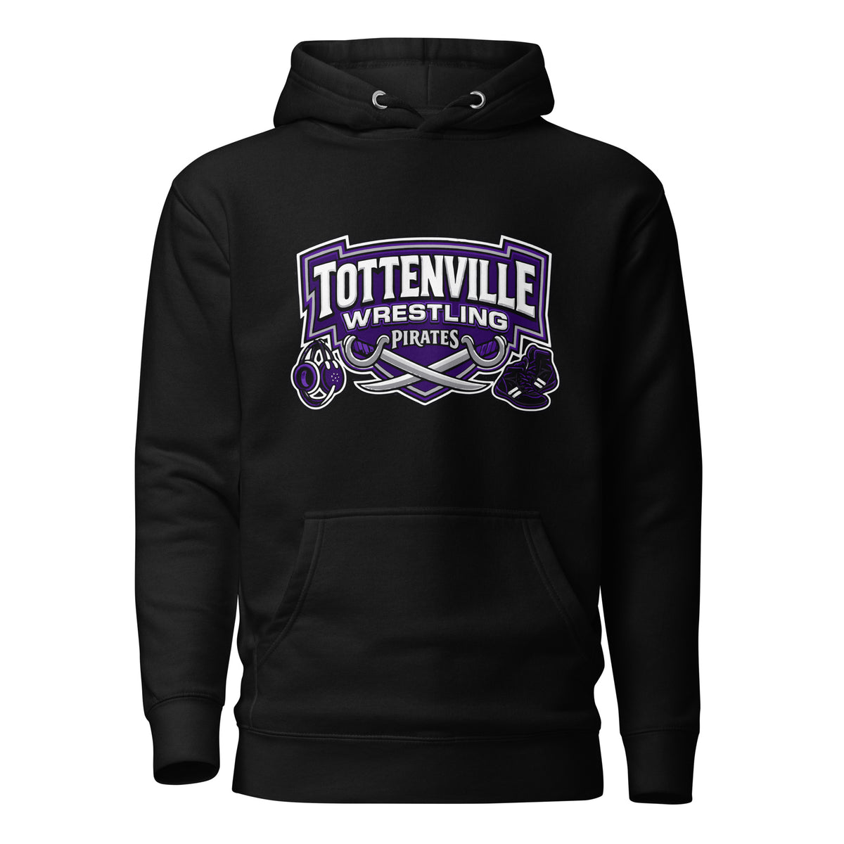 Performance | Hoodie | Tottenville wrestling club | Vanguard Logo